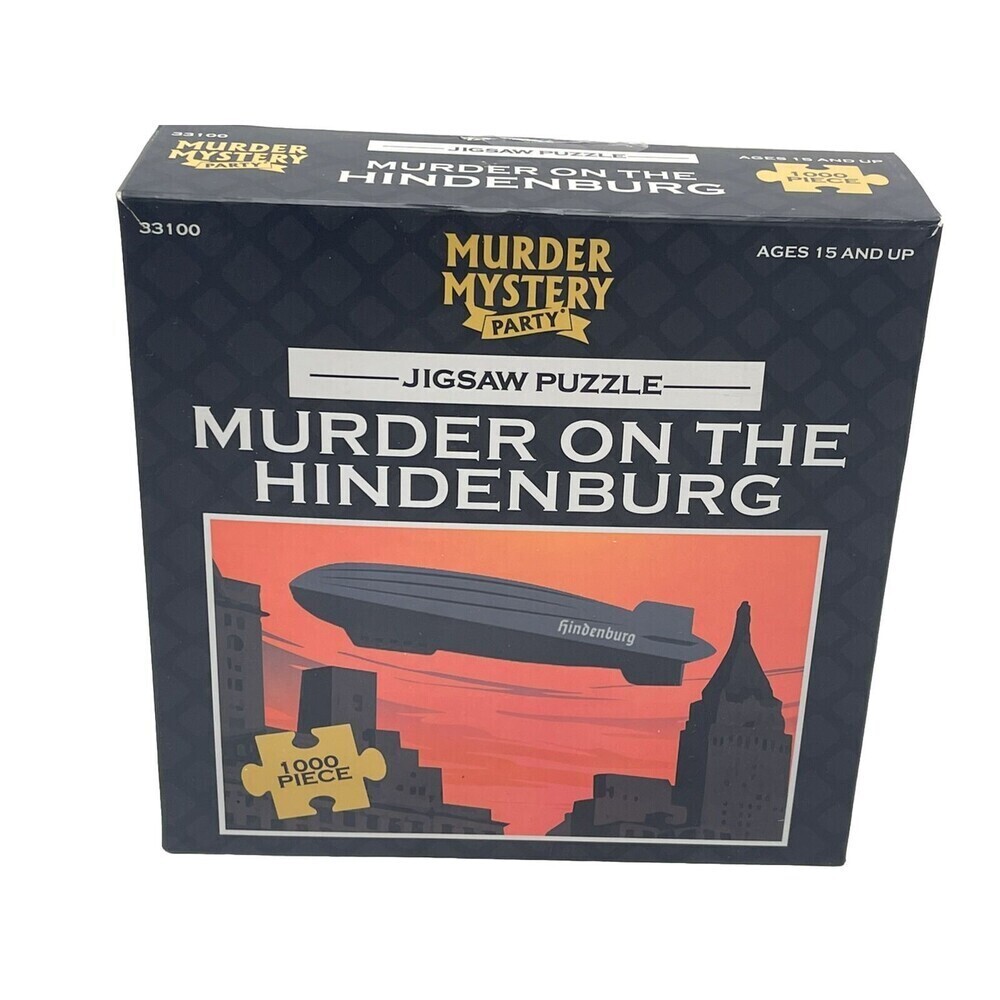 Murder Mystery Party Jigsaw Game - Murder On The Hindenburg New